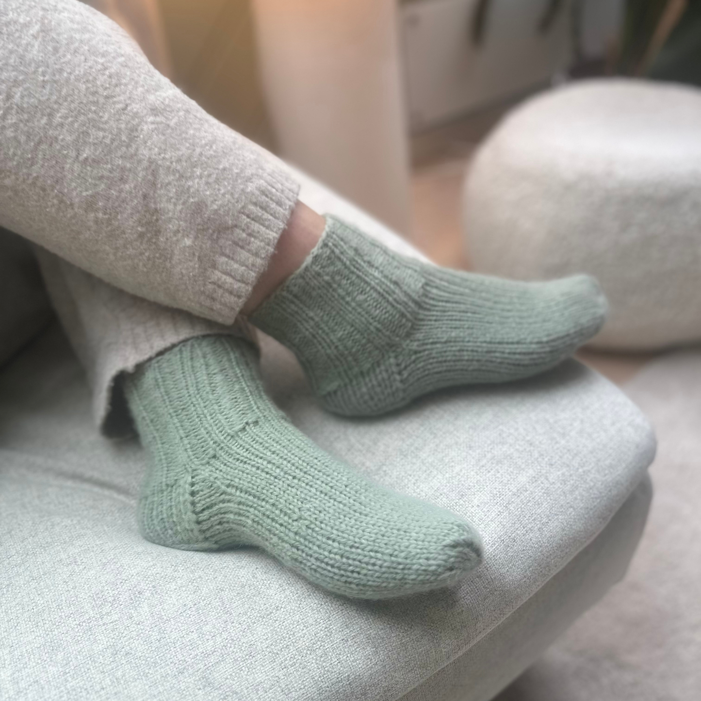 Sovesokker Strikkeoppskrift